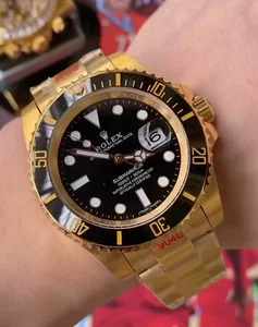 Men's Diver Style Stainless Steel Watch with Rotating Bezel and Date