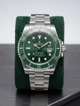 Men's Diver Style Stainless Steel Watch with Rotating Bezel and Date image 5