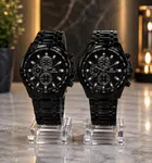 Pack of 2 Men's Stainless Steel Round Dial Quartz Watches image 9