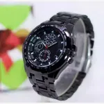 IK Collection Men's Big Dial Full Black Metal Chain Watch - Available at AfnoBazar Nepal