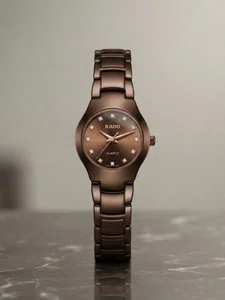 Women's Stainless Steel Quartz Watch with Folding Clasp, 30M Water Resistant - Available at AfnoBazar Nepal