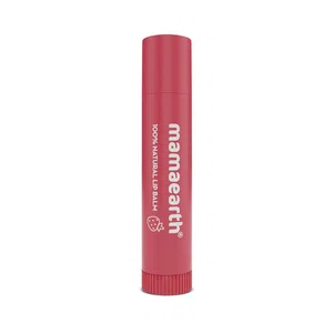 Mamaearth Nourishing Tinted 100% Natural Lip Balm with Vitamin E & Strawberry - 4g