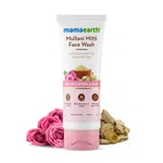 Mamaearth Multani Mitti Face Wash with Multani Mitti & Bulgarian Rose for Oil Control & Acne - 100ml image 2