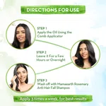 Mamaearth Rosemary Hair Growth Oil with Rosemary & Methi Dana - 150ml image 5