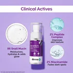 The Derma Co Snail Peptide 96 Hydrating Serum with Snail Mucin & Peptide Complex - 80ml image 2