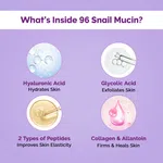 The Derma Co Snail Peptide 96 Hydrating Serum with Snail Mucin & Peptide Complex - 80ml image 3