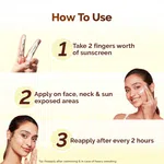 Mamaearth Vitamin C Daily Glow Sunscreen SPF 50 PA++++ with Vitamin C & Turmeric - 80g image 4