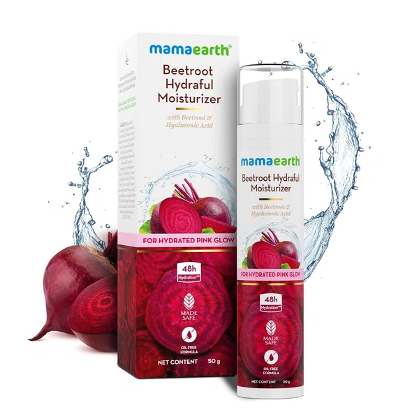 Mamaearth Beetroot Hydraful Moisturizer with Beetroot & Hyaluronic Acid - 50g