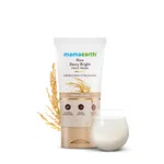 Mamaearth Rice Dewy Bright Face Wash with Rice Water & Niacinamide for Glass Skin - 150ml - Available at AfnoBazar Nepal