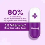 The Derma Co 1% Vitamin C Brightening Lip Balm SPF 50 PA+++ - 4.5g - Available at AfnoBazar Nepal