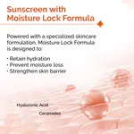 The Derma Co 1% Hyaluronic Sunscreen Hydrating Gel SPF 50 PA++++ for Dry & Sensitive Skin - 50g - Available at AfnoBazar Nepal