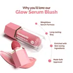 Mamaearth Glow Serum Blush with Vitamin C & Rose Extract - 5ml | Rosy Flush - Available at AfnoBazar Nepal