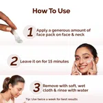 Mamaearth Rice Dewy Bright Face Pack with Rice Water & Niacinamide for Glass Skin - 200g - Available at AfnoBazar Nepal
