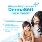 Mamaearth Baby DermaSoft Face Cream for Sensitive Skin - 80g - Available at AfnoBazar Nepal