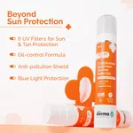 The Derma Co 1% Hyaluronic Sunscreen Oil-Free Matte Gel SPF 50 PA++++ for Oily & Acne-Prone Skin - 50g - Available at AfnoBazar Nepal