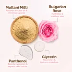 Mamaearth Multani Mitti Oil Balance Face Pack with Bulgarian Rose for Normal to Oily Skin - 200g - Available at AfnoBazar Nepal