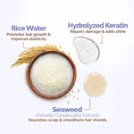Mamaearth Rice Water Strengthening Shampoo with Rice Water & Keratin for Damage Repair - 400ml - Available at AfnoBazar Nepal
