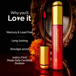 Mamaearth Liquid Matte Sindoor with Almond Extract & Vitamin E - 2.8ml | 01 Red - Available at AfnoBazar Nepal