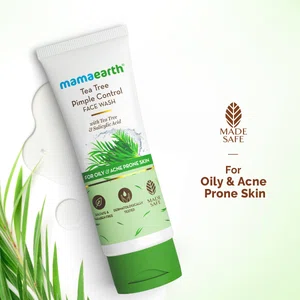 Mamaearth Tea Tree Pimple Control Face Wash with Tea Tree & Salicylic Acid - 100ml - Available at AfnoBazar Nepal