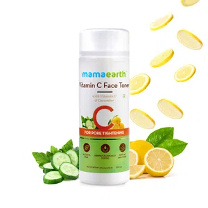 Mamaearth Vitamin C Face Toner with Vitamin C & Cucumber for Pore Tightening - 200ml - Available at AfnoBazar Nepal
