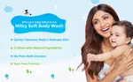 Mamaearth Milky Soft Body Wash for Babies with Oats, Milk & Calendula - 400ml - Available at AfnoBazar Nepal