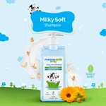 Mamaearth Milky Soft Shampoo for Babies with Oats, Milk & Calendula - 400ml - Available at AfnoBazar Nepal