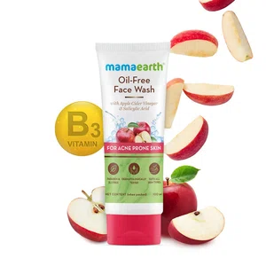 Mamaearth Oil-Free Face Wash with Apple Cider Vinegar & Salicylic Acid for Acne-Prone Skin - 100ml - Available at AfnoBazar Nepal