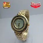 Women Watch Fashionable  Round Dial Stainless Steel Waterproof Watch For Women - Available at AfnoBazar Nepal