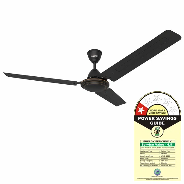 Baltra Wing Ceiling Fan 48 Inch (BF 186)
