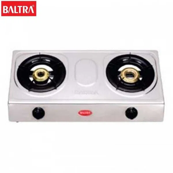 Baltra Silk 2 Burner Stainless Steel Gas Stove (BGS 129)