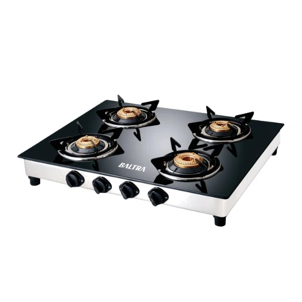 Baltra Nexa 4 Burner Glass Top Gas Stove (BGS 146)