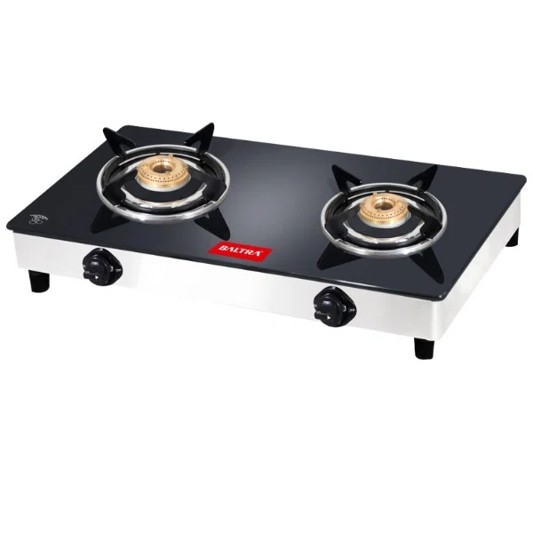 Baltra Nexa 2 Burner Glass Top Gas Stove Auto Ignition (BGS 156)