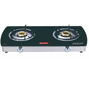 Baltra Premium Plus 2 Burner Glass Top Gas Stove (BGS 177) - Available at AfnoBazar Nepal