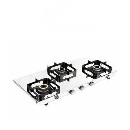 Baltra Nuvira 3 Burner Stainless Steel Gas Stove Auto Ignition (BGS 211) - Available at AfnoBazar Nepal
