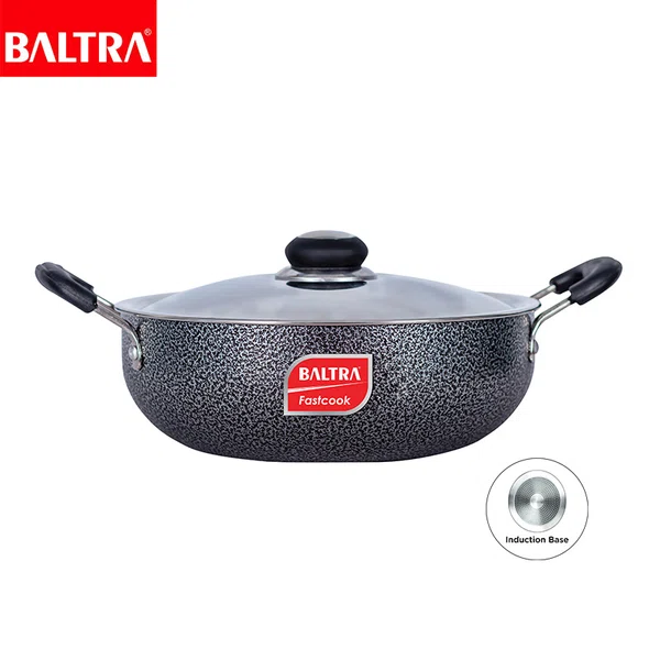 Baltra Elegant Hammer Coating Induction Base Kadhai 30 cm (BHC F210EIB) - Available at AfnoBazar Nepal