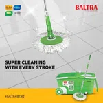 Baltra Super Clean Spin Mop with 20 Litre Bucket (BMP 101) - Available at AfnoBazar Nepal