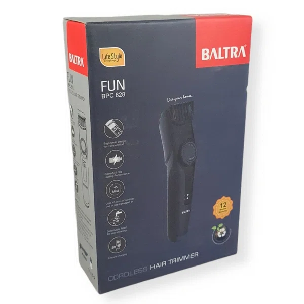 Baltra Fun Hair Trimmer 3 W (BPC 828) - Available at AfnoBazar Nepal