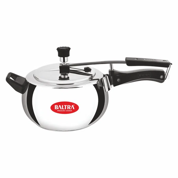 Baltra Triva Triply Stainless Steel Pressure Cooker 5 Litre (BTP 224) - Available at AfnoBazar Nepal