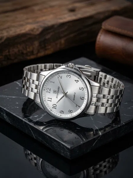 Casual design round dial waterproof watch for men - Available at AfnoBazar Nepal