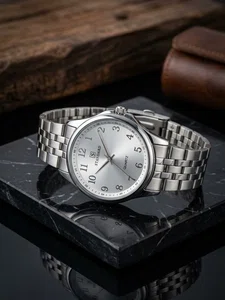Casual design round dial waterproof watch for men - Available at AfnoBazar Nepal