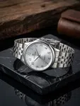 Casual design round dial waterproof watch for men - Available at AfnoBazar Nepal