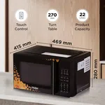 Haier 22L Convection Microwave Oven with Stainless Steel Cavity (HIL22ECCFSD) image 4