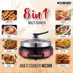KHIND 8-in-1 Multi Cooker (MC388) image 3
