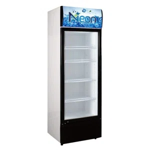 Neon 265L Single Door Upright Showcase Chiller with Fan Cooling and LED Light (NE-265)