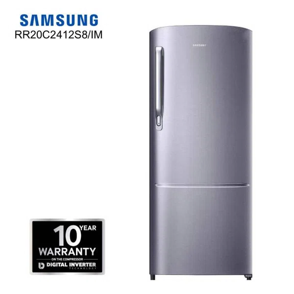 Samsung 192L Single Door Refrigerator, Silver (RR20C2412S8/IM)