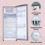 Samsung 192L Single Door Refrigerator, Silver (RR20C2412S8/IM) image 4