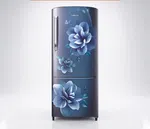 Samsung 192L Single Door Refrigerator, Camellia Blue Floral Design (RR20C2722CU/IM) image 1