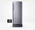 Samsung 192L Single Door Refrigerator with Base Stand Drawer (RR20M282ZS8/IM) image 1