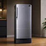 Samsung 192L Single Door Refrigerator with Base Stand Drawer (RR20M282ZS8/IM) image 3