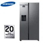 Samsung 633L Side by Side Refrigerator with Smart Conversion (RS78CG8543SL/IM) image 1